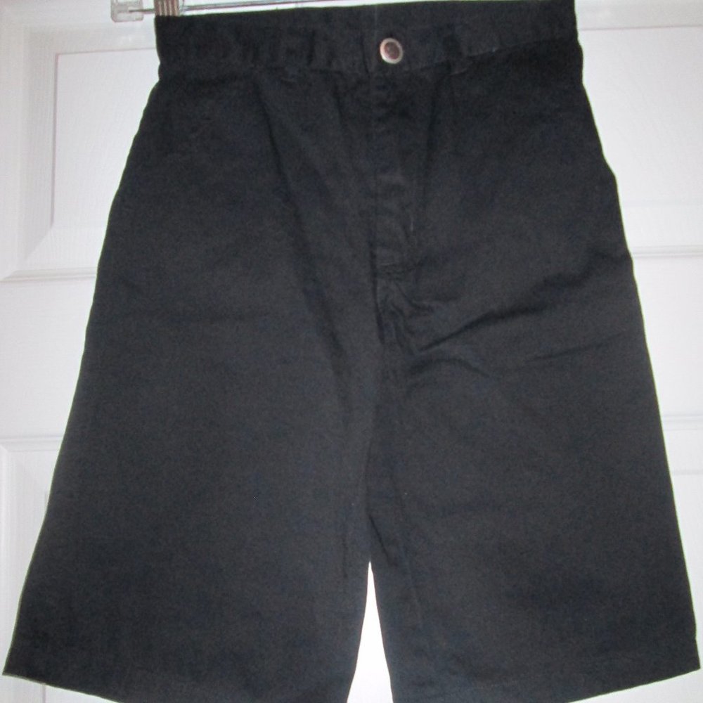 Mecca Black Flap Pockets Shorts Hip Hop Urban Sz 6